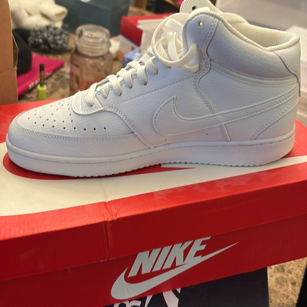 Brand new with box Nikes court vision, mids. Size 8 1/2